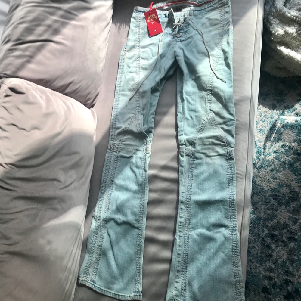 🔷NTW Miss Sixty Jeans with leather ties 🔷